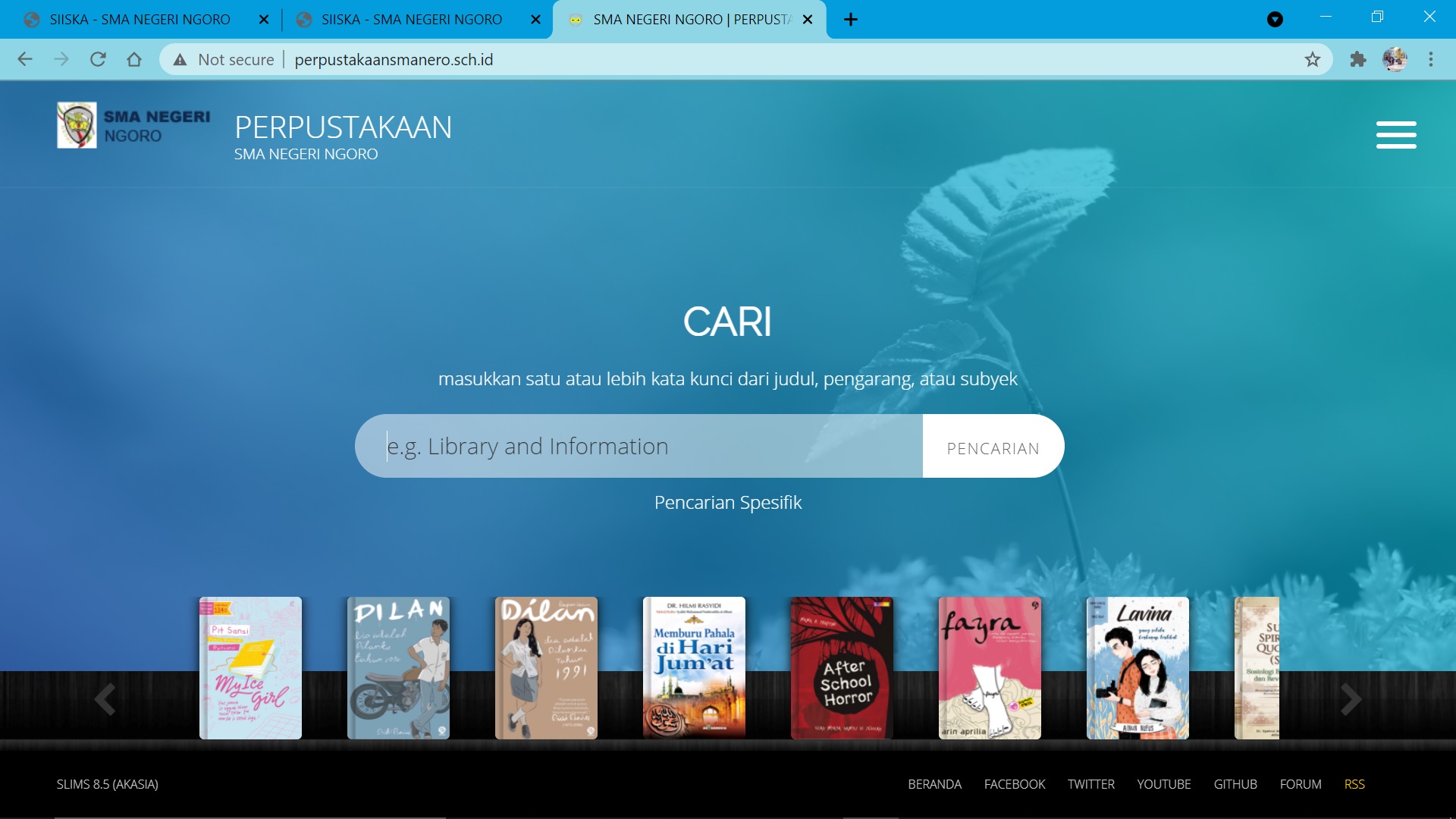 Layanan Digilib (Perpustakaan Digital) Perpustakaan Ki Hadjar Dewantara