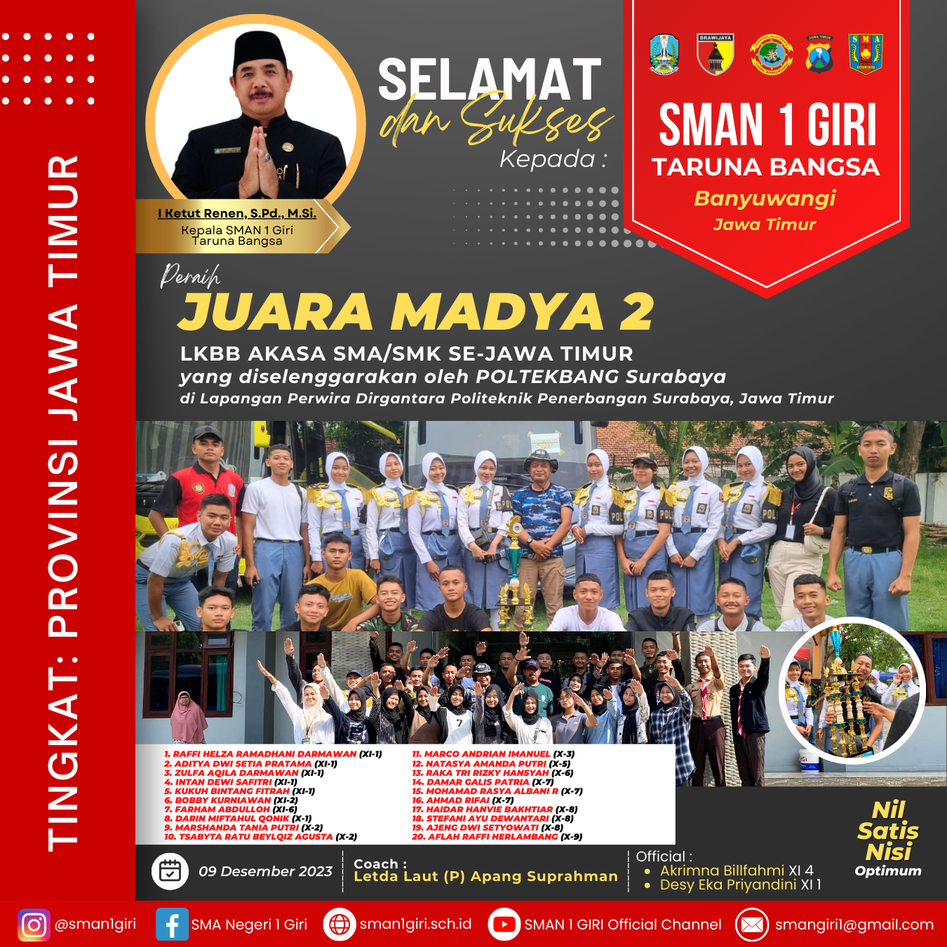 Lomba LKBB AKASA SMA/SMK se Jawa Timur