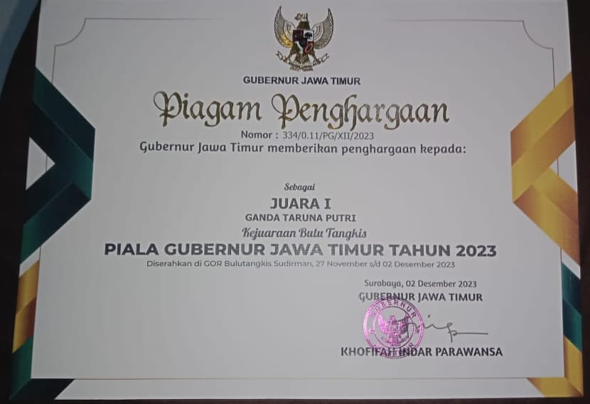 Piala Gubernur Jawa Timur Tahun 2023