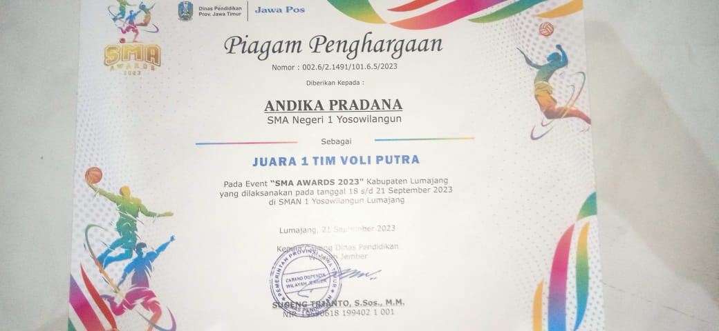 SMA AWARDS 2023 VOLI PUTRA