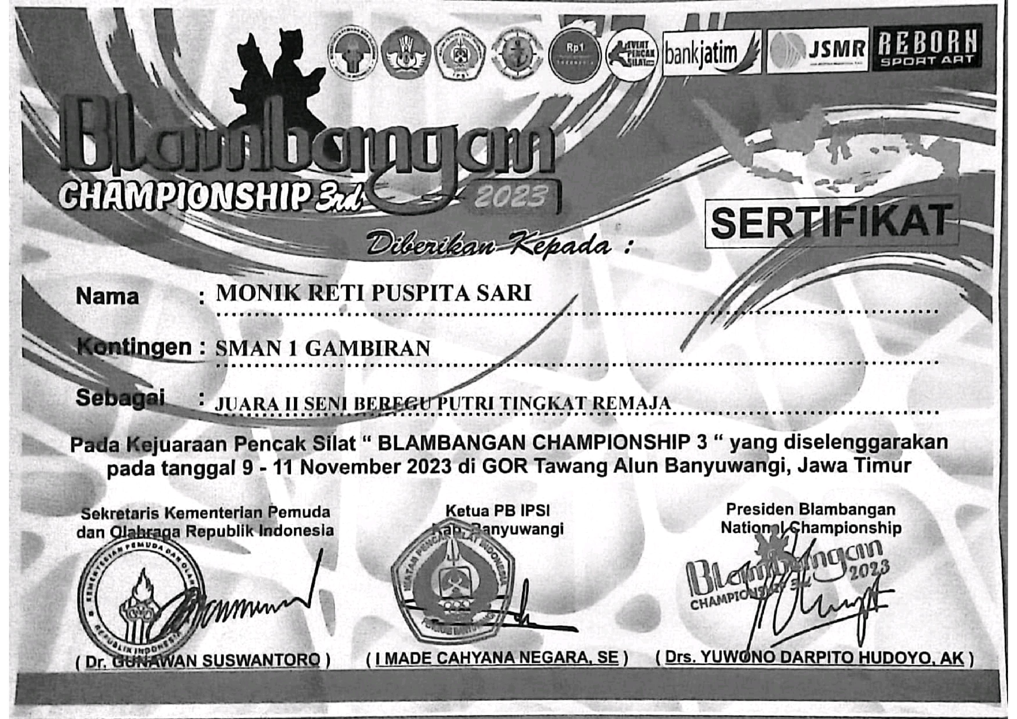 BLAMBANGAN CHAMPIONSHIP 3