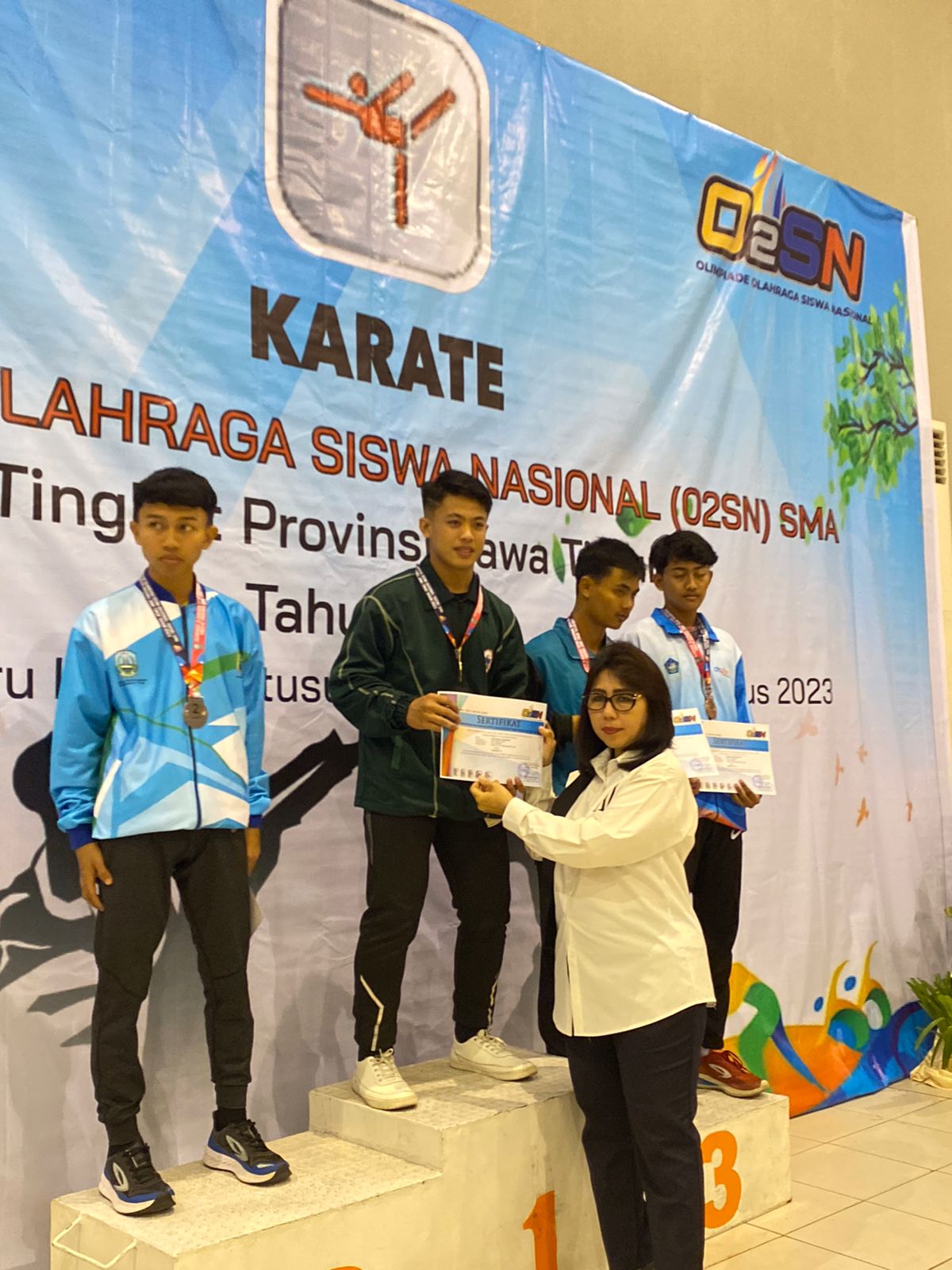 Olimpiade Olahraga Siswa Nasional (O2SN) jenjang SMA/MA Tingkat Provinsi Jawa Timur Tahun 2023 bidang lomba KARATE KATA PERORANGAN PUTRA