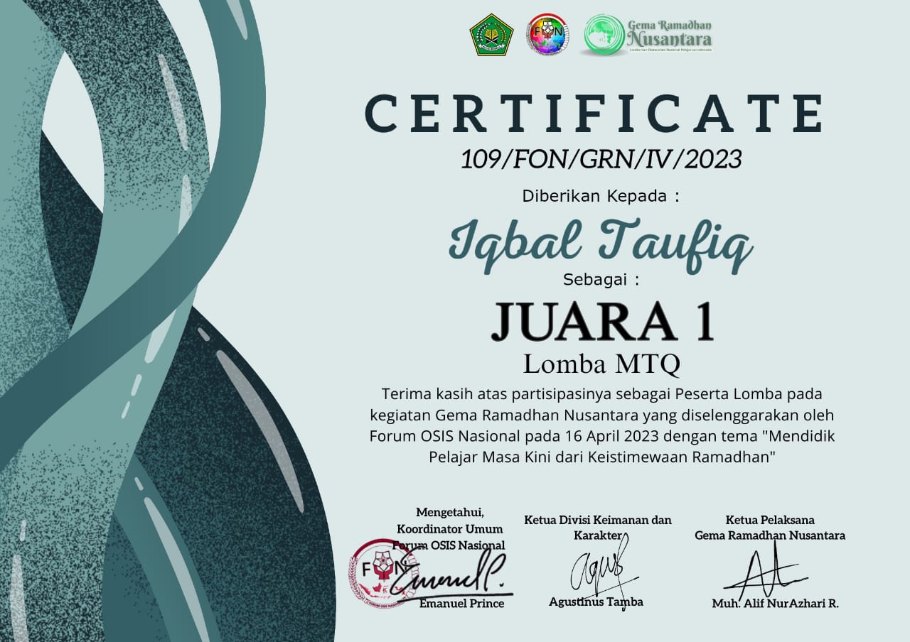 Lomba MTQ Gema Ramadhan Nusantara