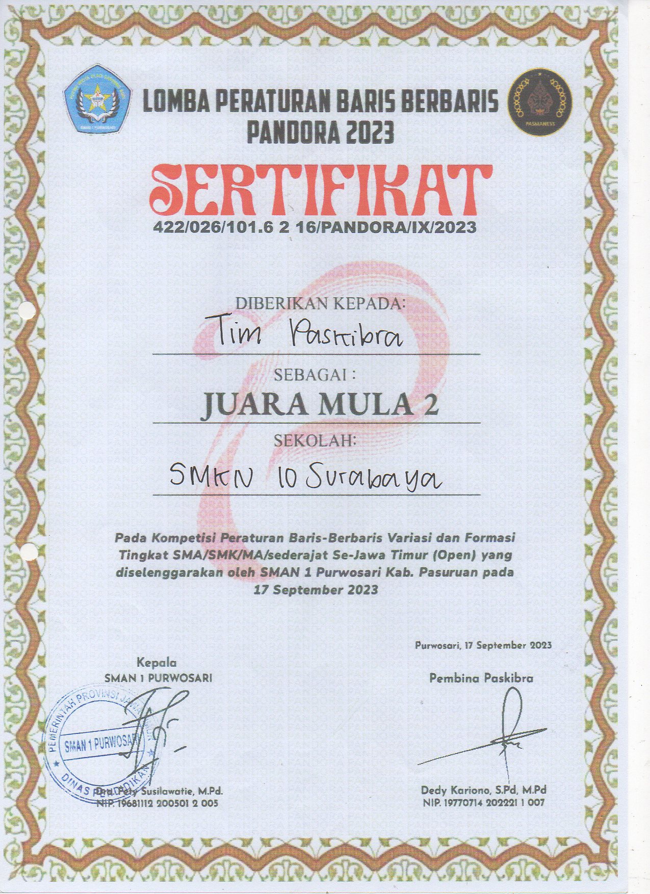 JUARA MULA 2