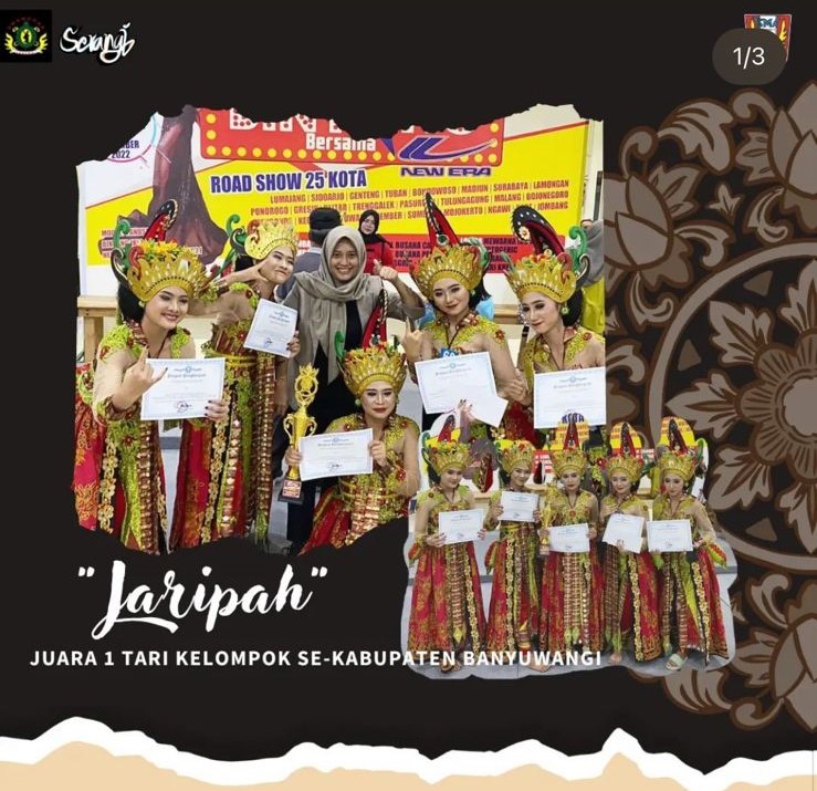 Juara 1 Kelompok Tari Jaripah Se Kab.Banyuwangi