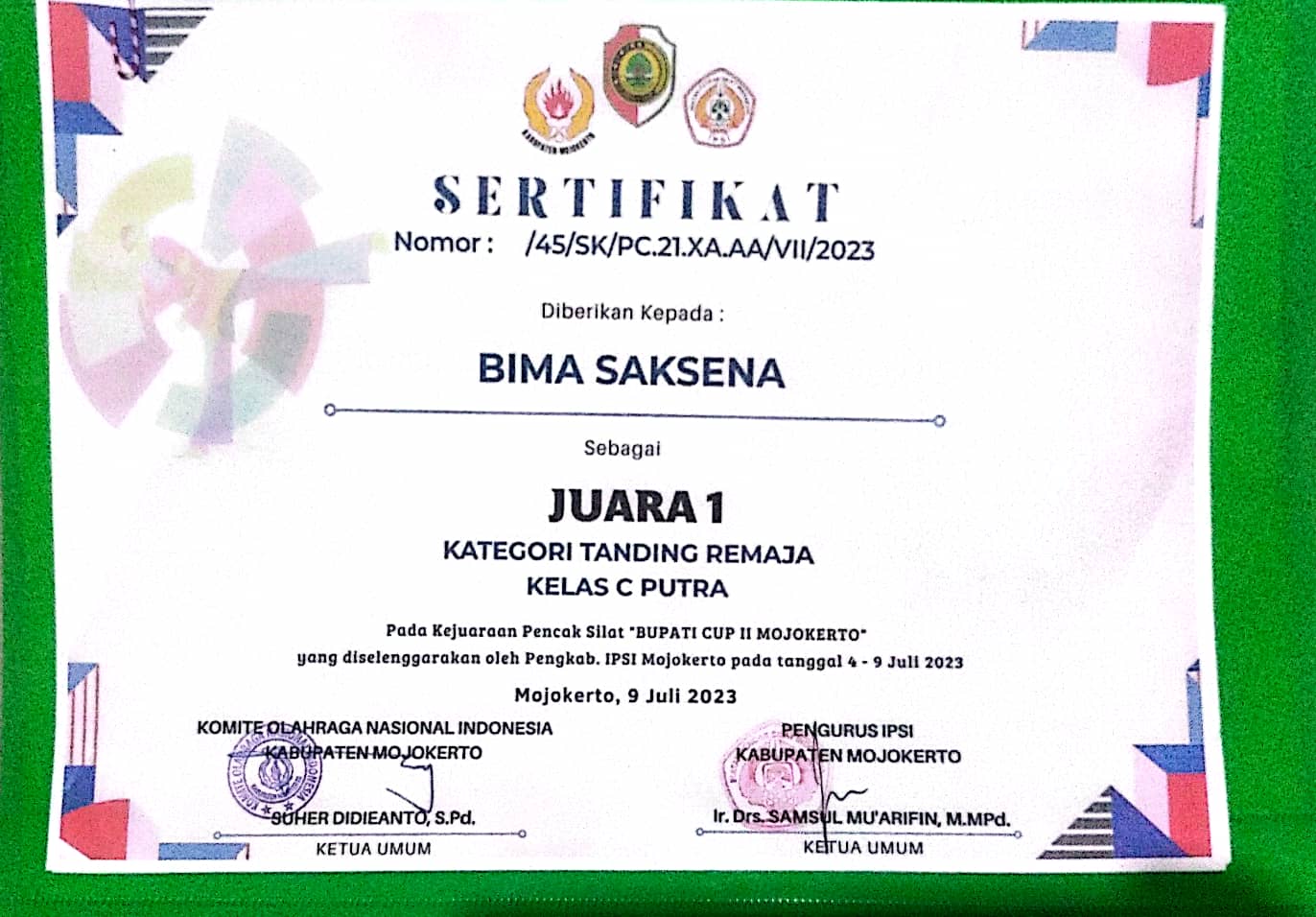 Pencak Silat Bupati Cup II Mojokerto