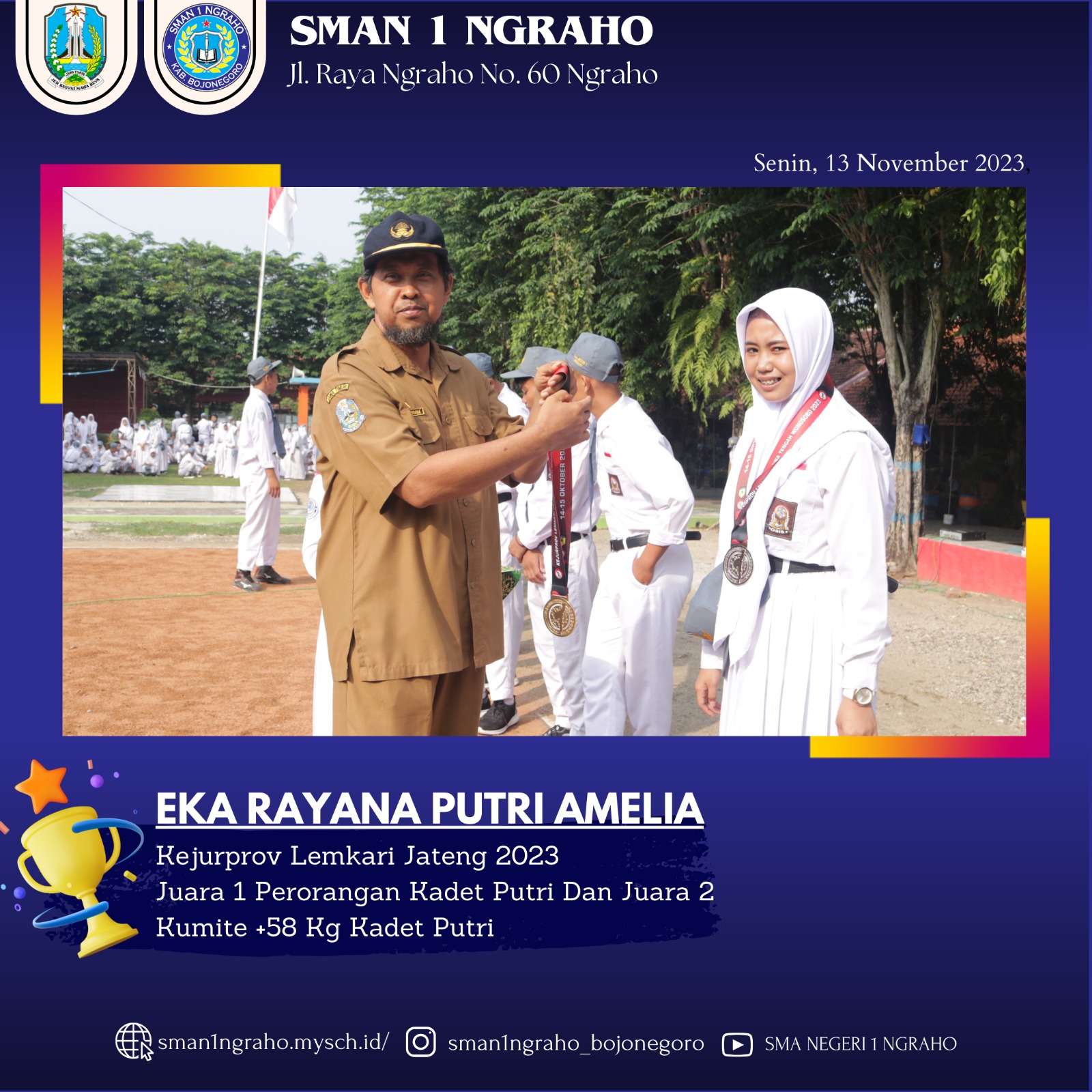 KEJURPROV LEMKARI JATENG (KUMITE 58KG KADET PUTRI)