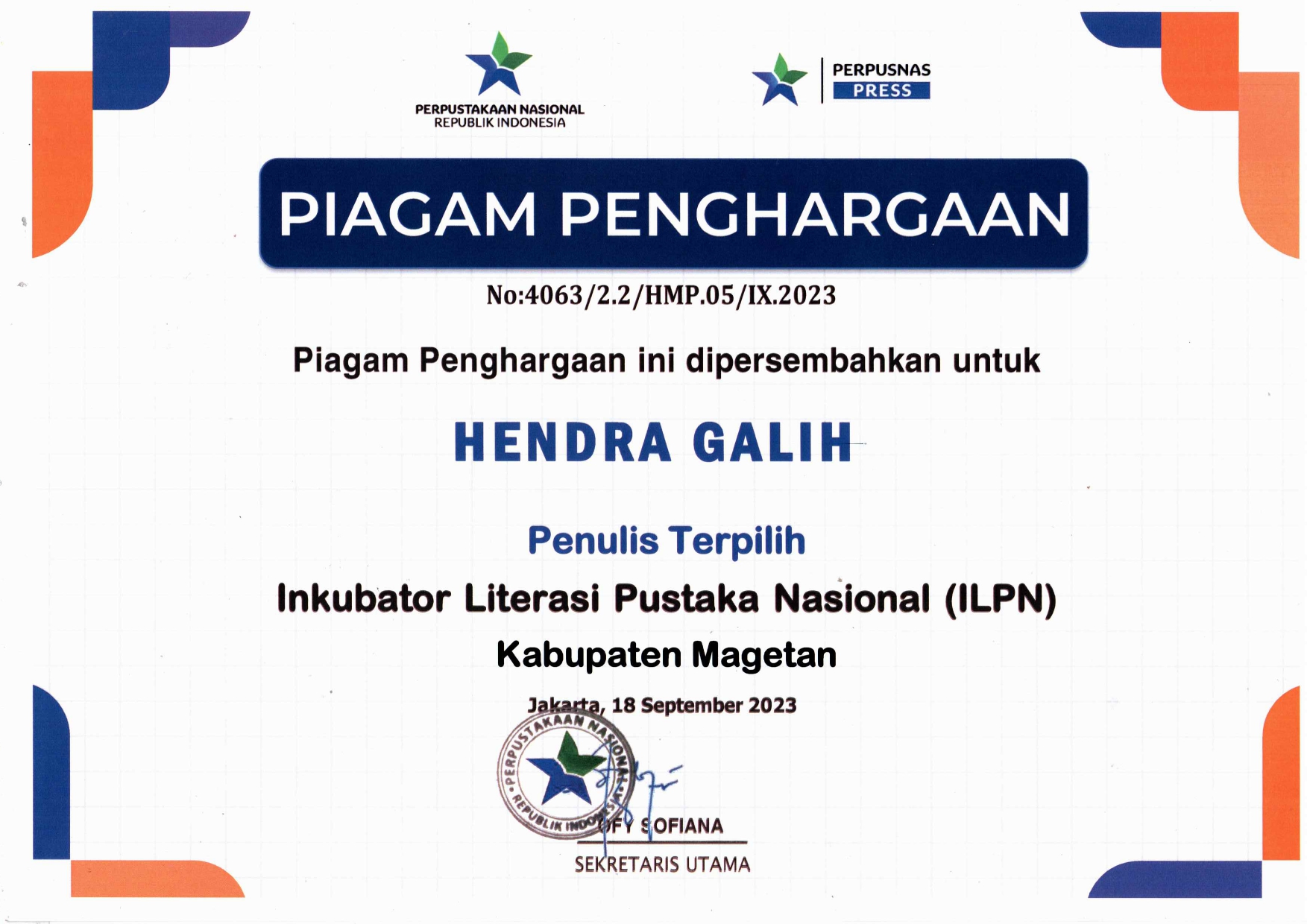 Inkubator Literasi Pustaka Nasional