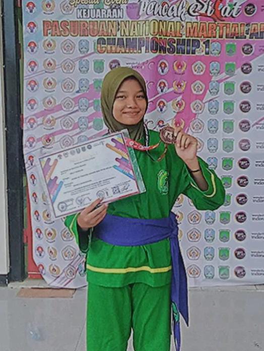 Tanding Junior/SMA Putri kelas C Kejuaraan National Martial ART Championship 1, 2023