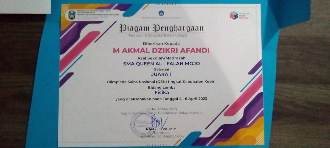 OLIMPIADE FISIKA OSN-K KEDIRI