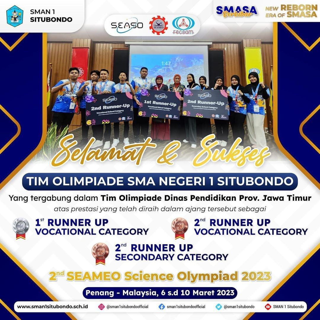 SEASO SEAMEO 2ND RUNNER UP VOCATIONAL CATEGORY