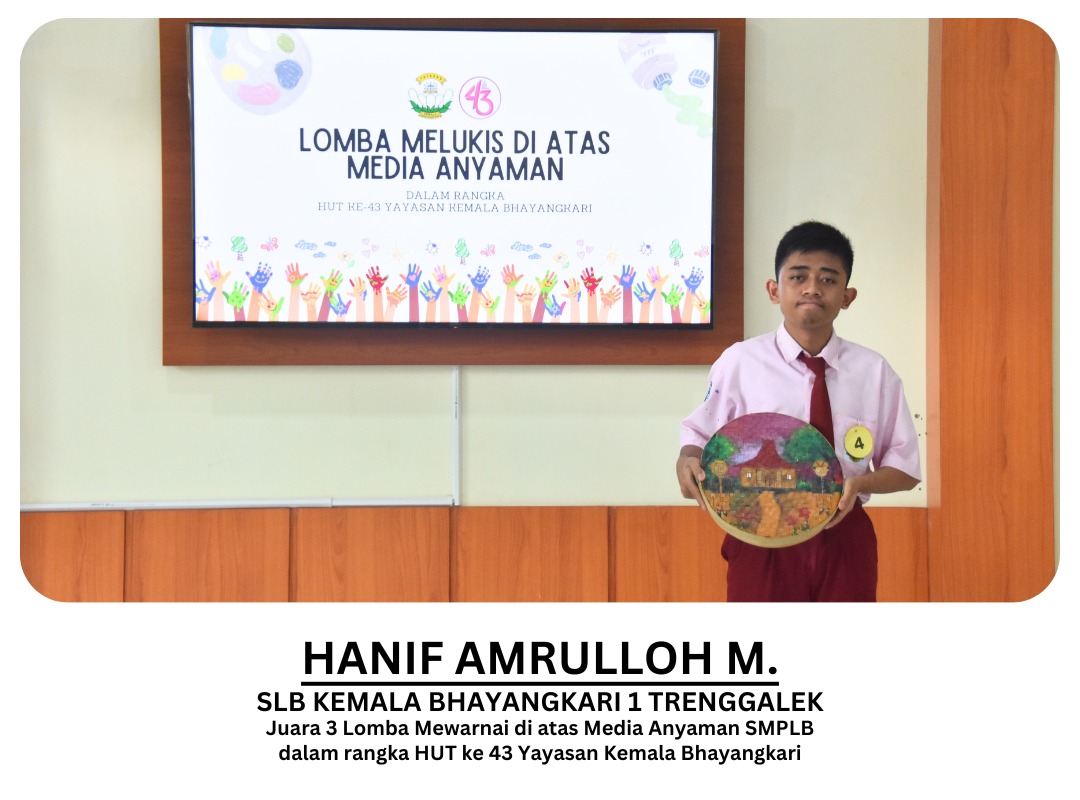 Lomba Mewarnai di atas Media Anyaman dalam rangka HUT ke 43 Yayasan Kemala Bhayangkari