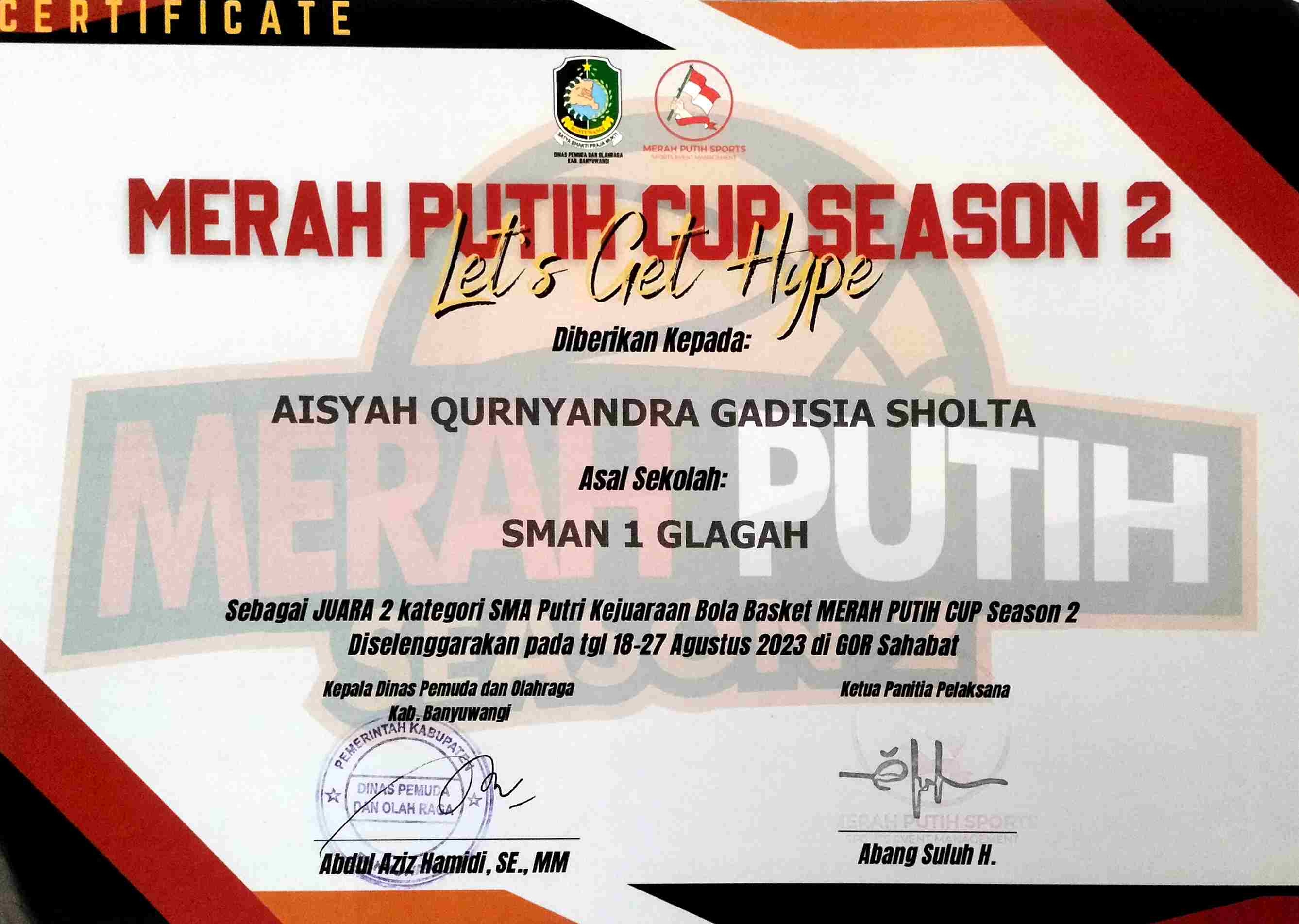 Kejuaraan Bola Basket Merah Putih Cup Season 2