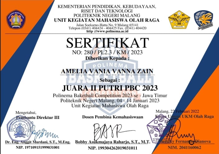 Polinema Basketball Competition 2023 se-Jawa Timur 