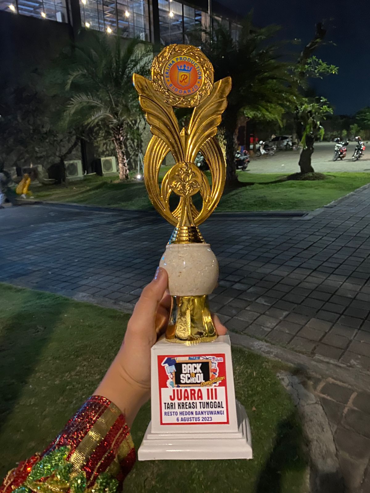 Juara 3 Tari Tunggal se Kab.Banyuwangi