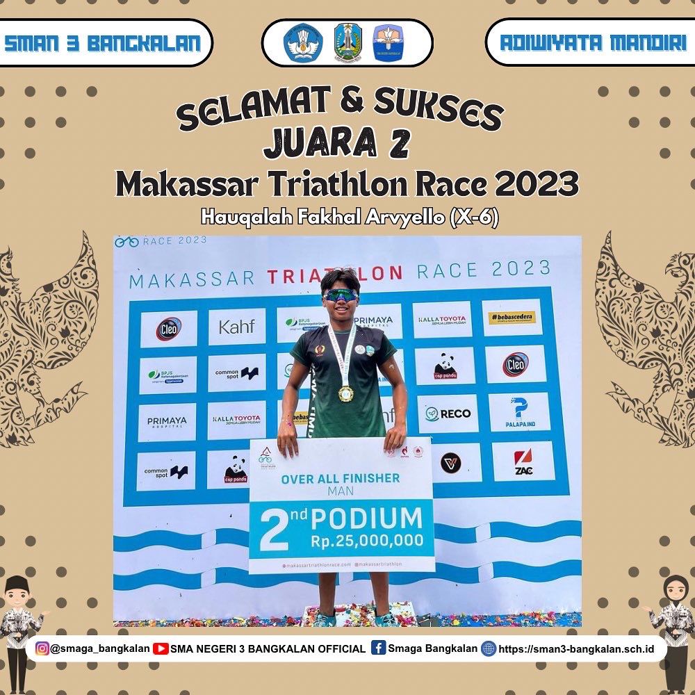 JUARA 2 MAKASAR TRIATHLON RACE 2023