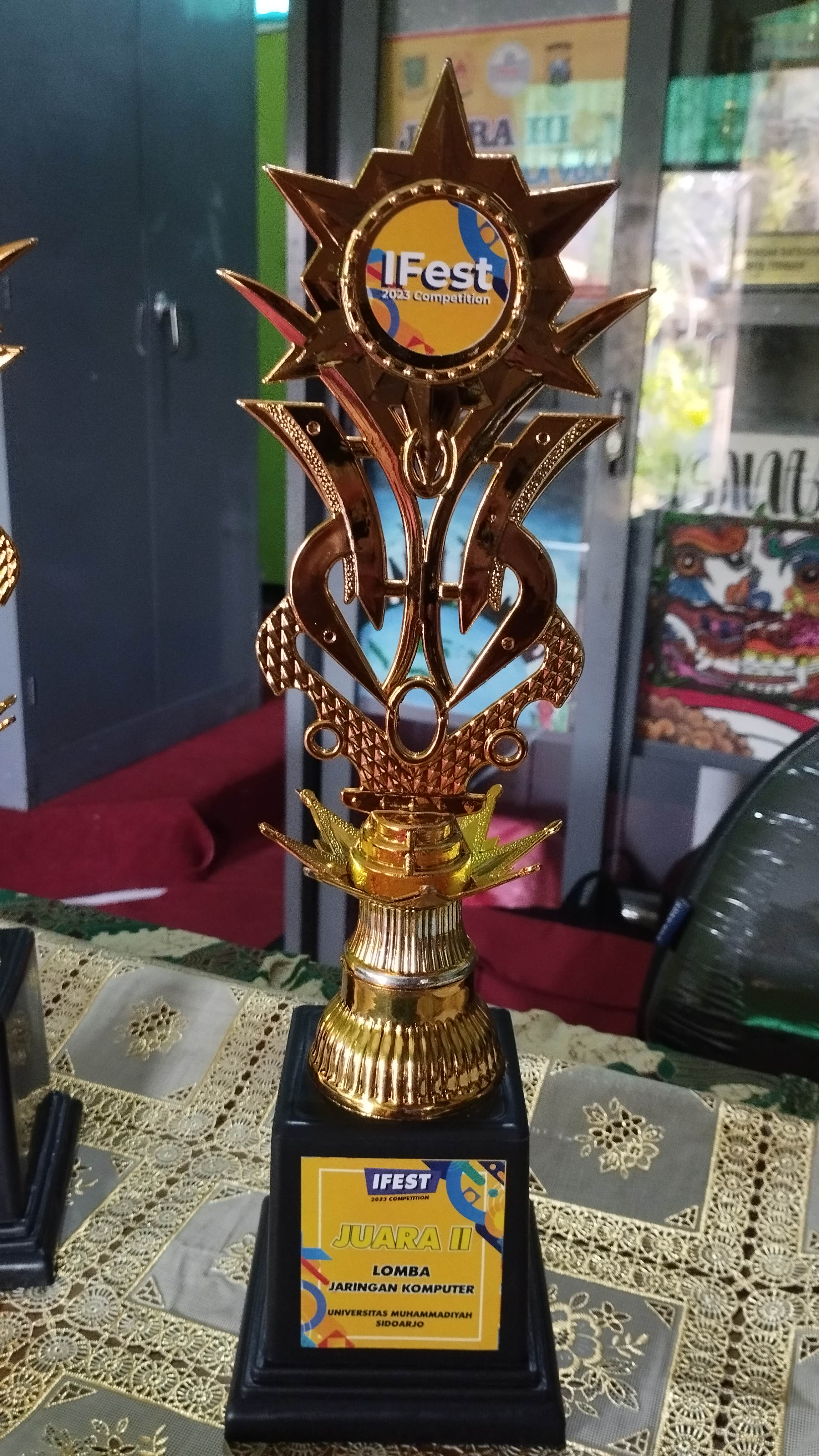 JUARA 2 LOMBA JARINGAN KOMPUTER IFEST 2023 COMPETITION 