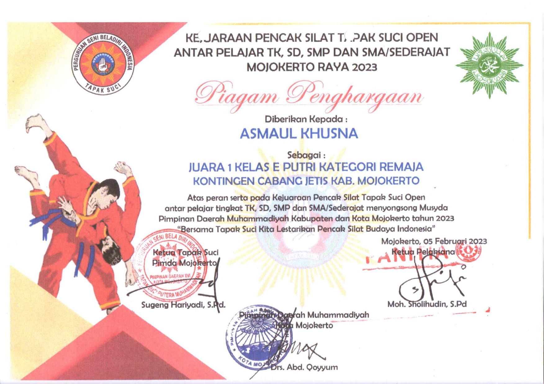 Kejuaraan Pencak silat Tapak Suci Open