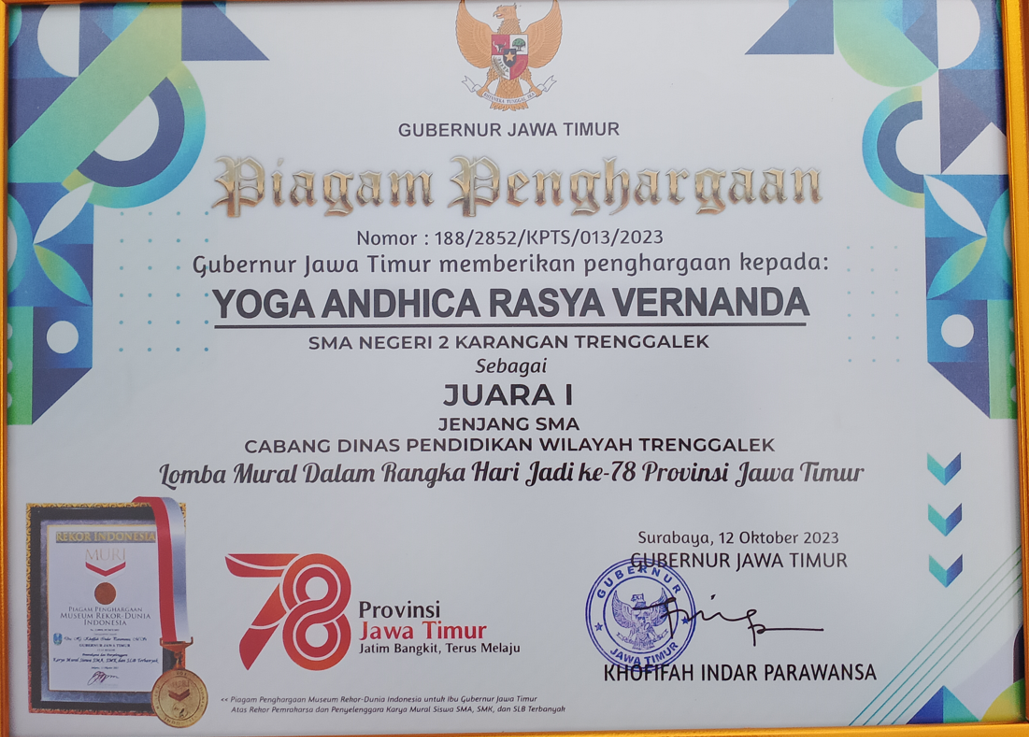 LOMBA MURAL DALAM RANGKA HARI JADI KE-78 PROVINSI JAWA TIMUR