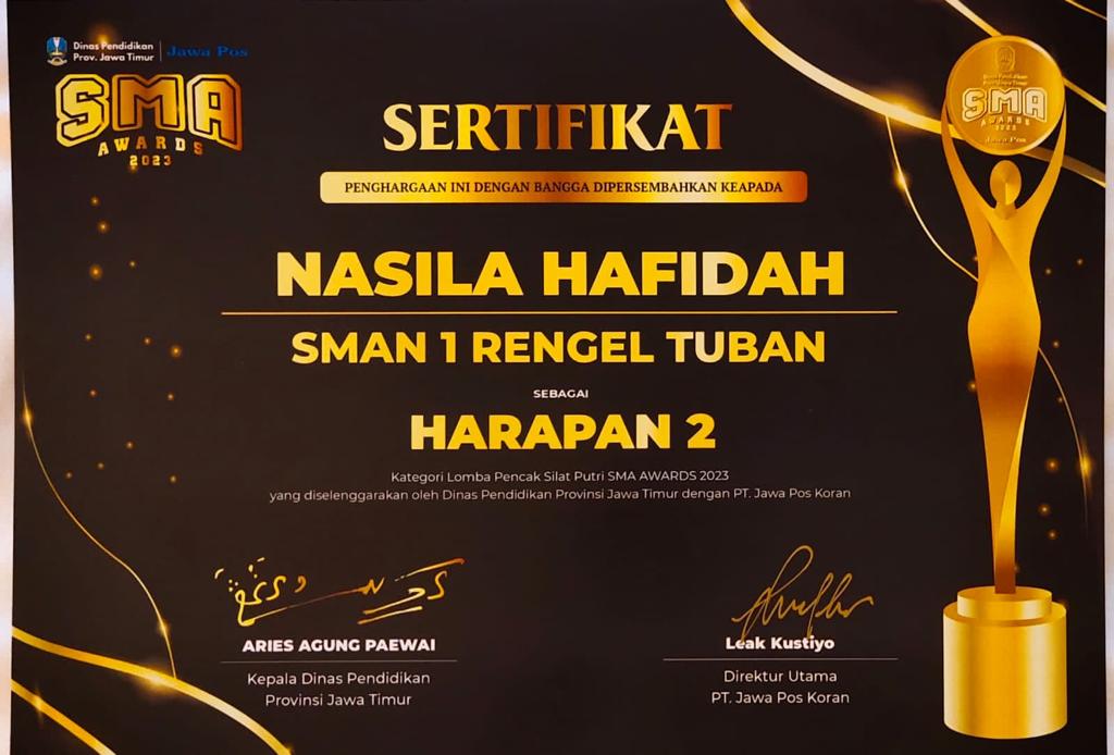 SMA AWARDS 2023 (PENCAK SILAT PUTRI)