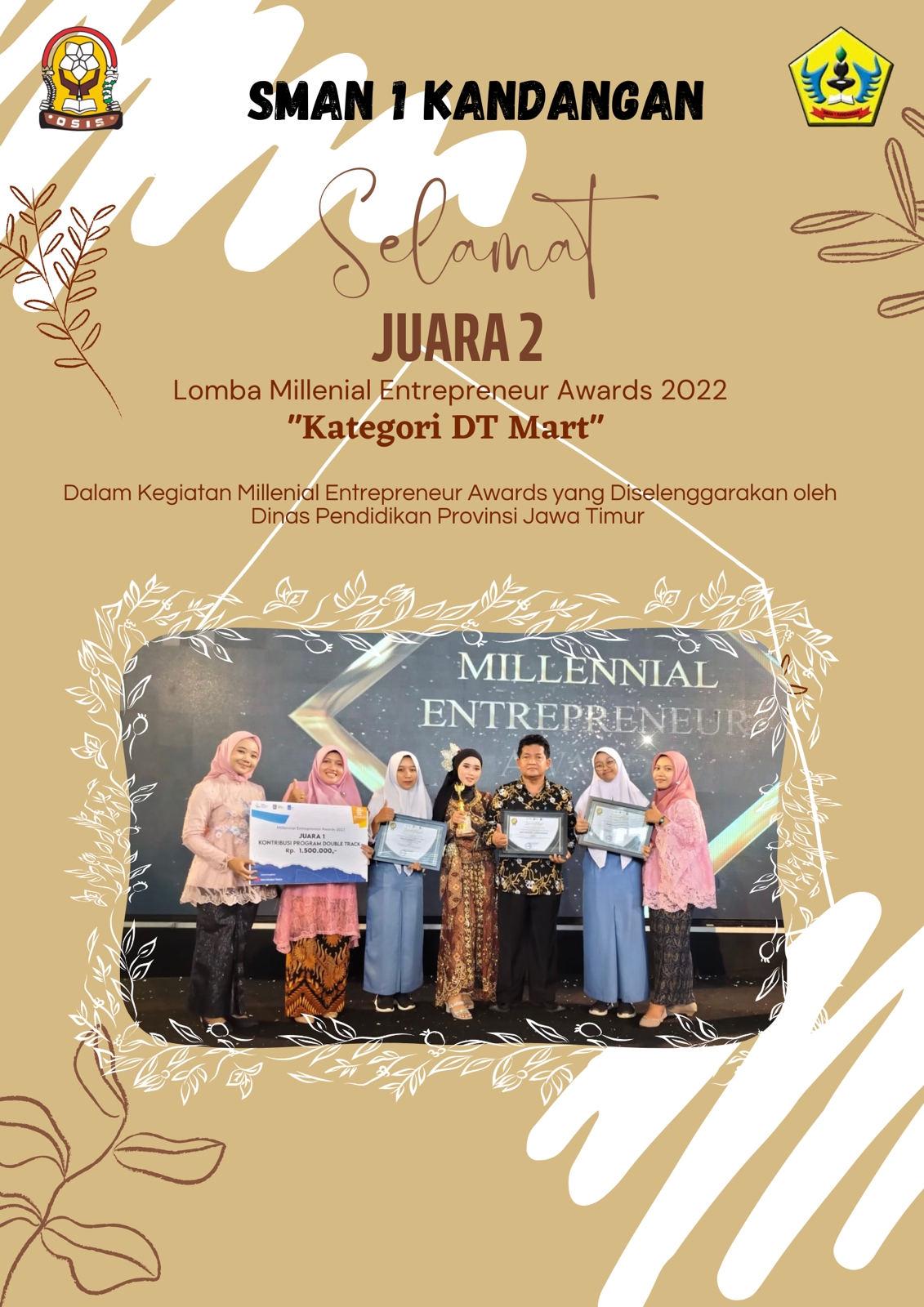 LOMBA MILENIAL ENTREPRENEUR AWARD 2022  \