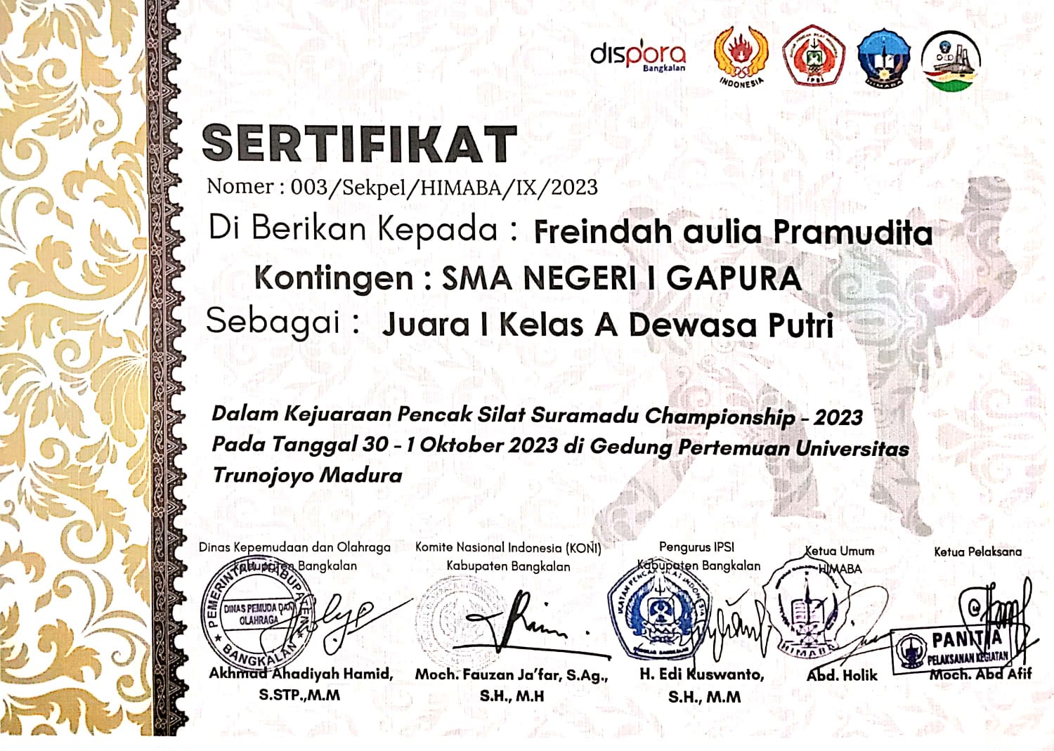 Kejuaraan Pencak Silat Suramadu Championship