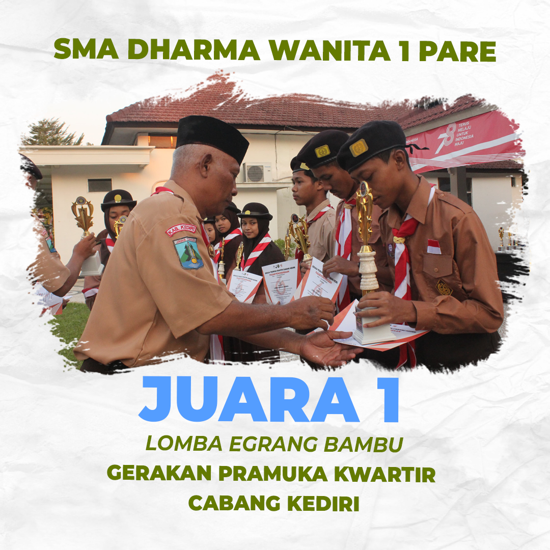 Juara 1  Lomba Egrang Bambu Kabupaten Kediri