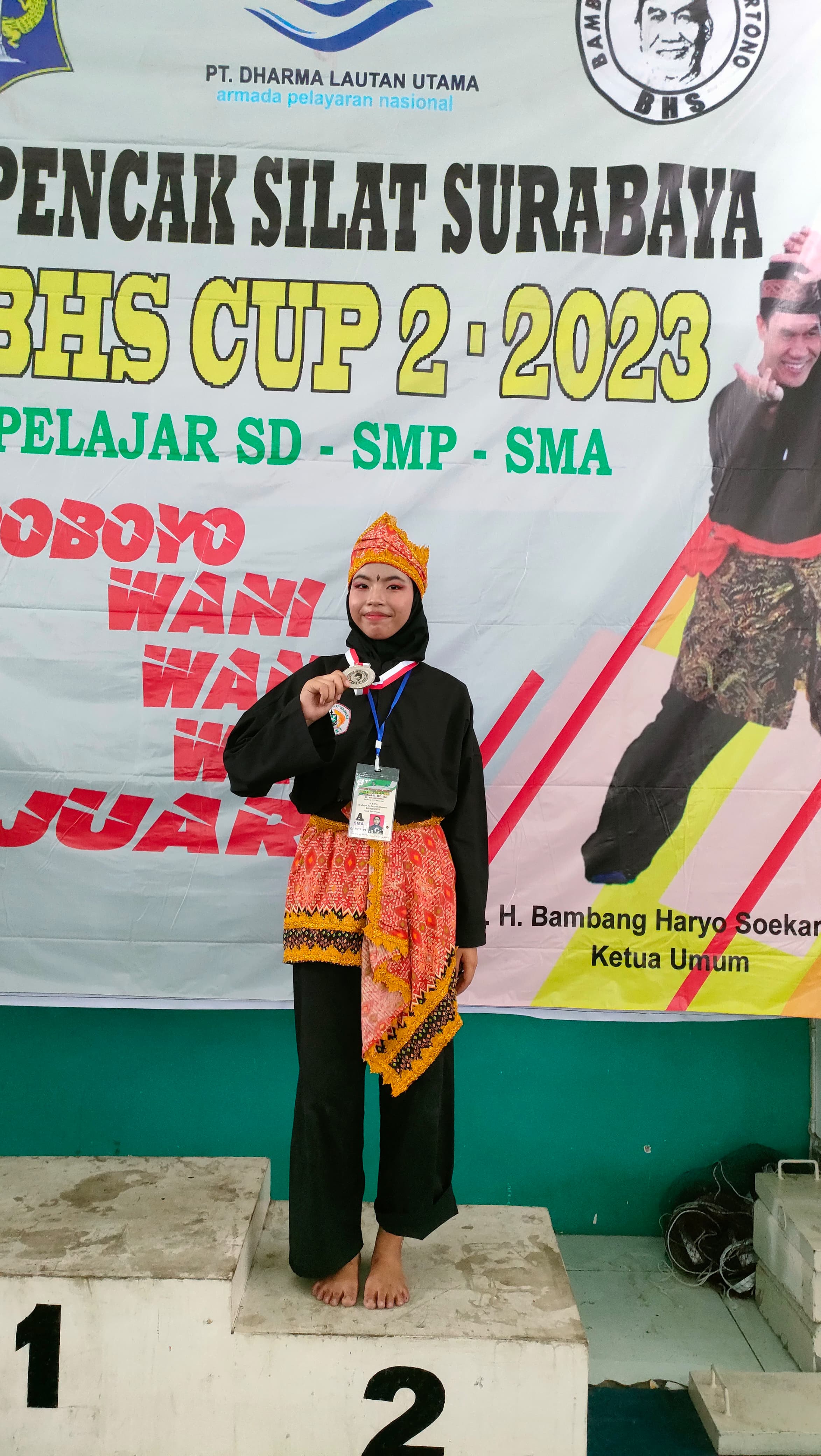 KEJUARAAN PENCAK SILAT SURABAYA PIALA BHS CUP 2 -2023  - KATEGORI GANDA PUTRI SMA