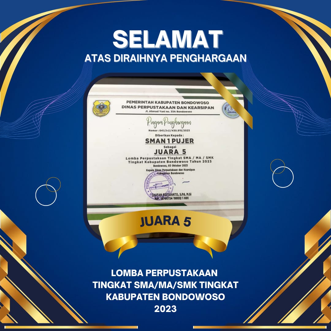 LOMBA PERPUSTAKAAN TINGKAT SMA/ MA/ SMK TINGKAT KABUPATEN BONDOWOSO