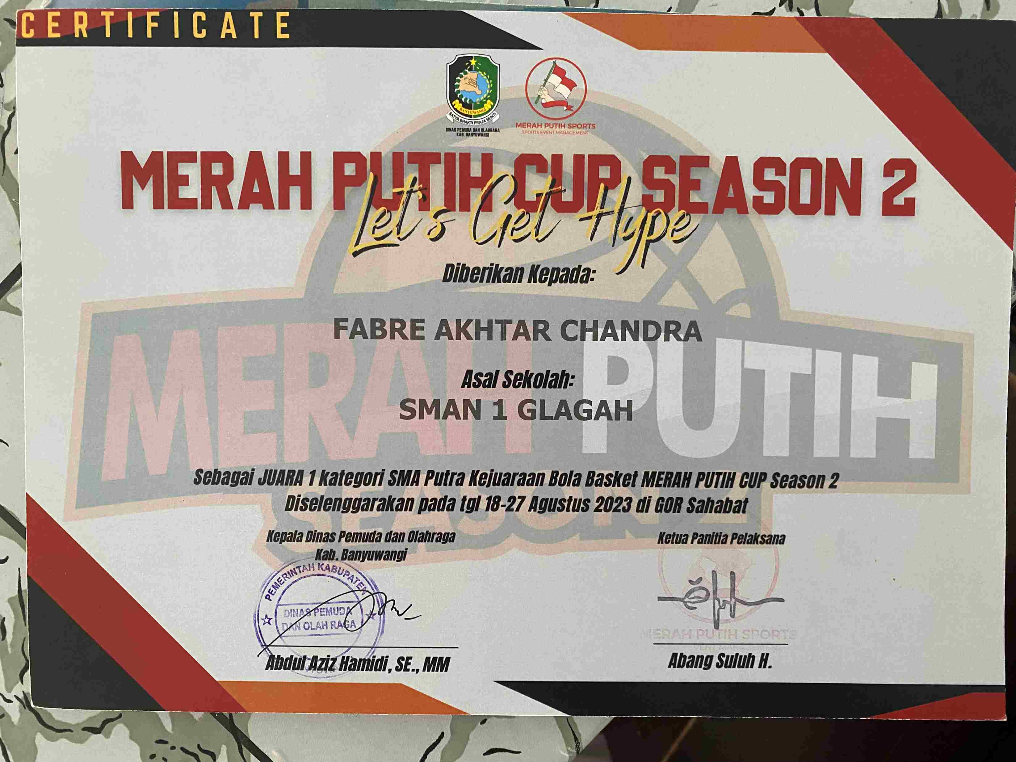 Kejuaraan Bola Basket Merah Putih Cup Season 2