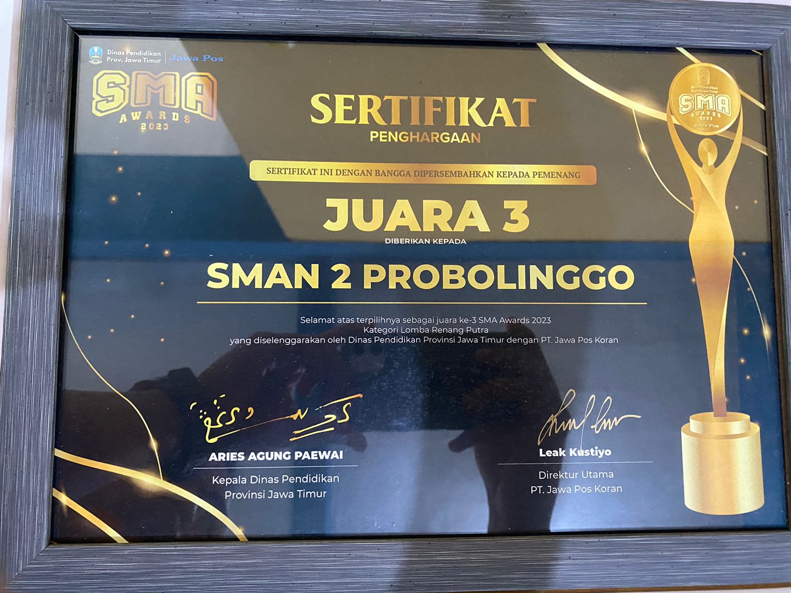 SMA AWARDS 2023 CABANG OLAHRAGA RENANG PUTRA 