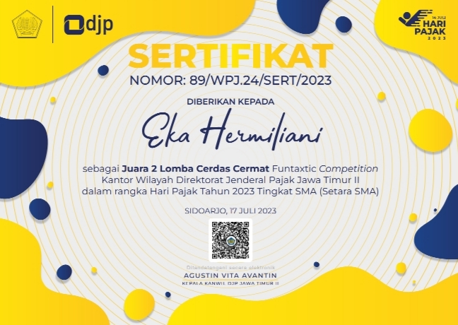 LOMBA CERDAS CERMAT FUNTAXTIC COMPETITION TAHUN 2023