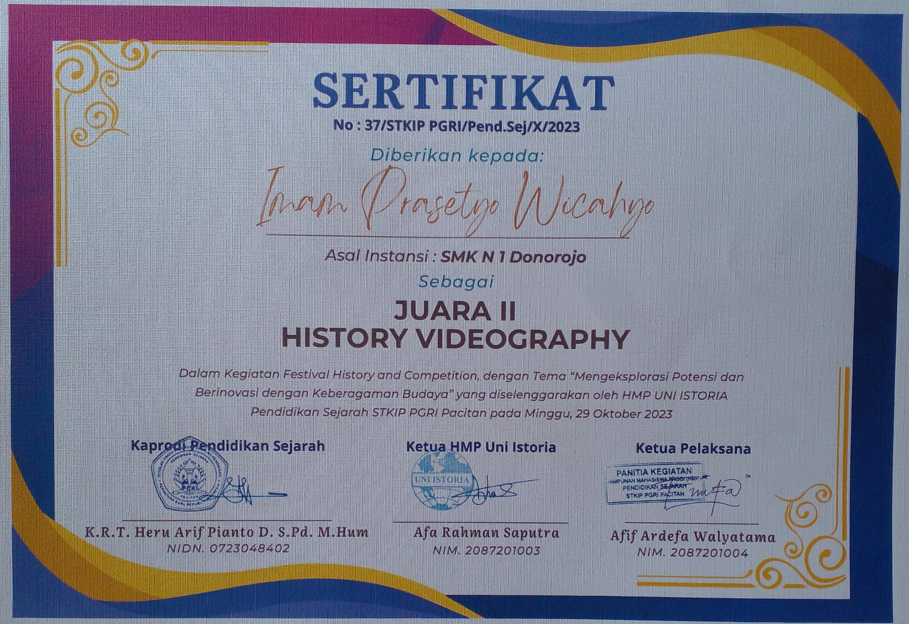 Lomba History Vidieography