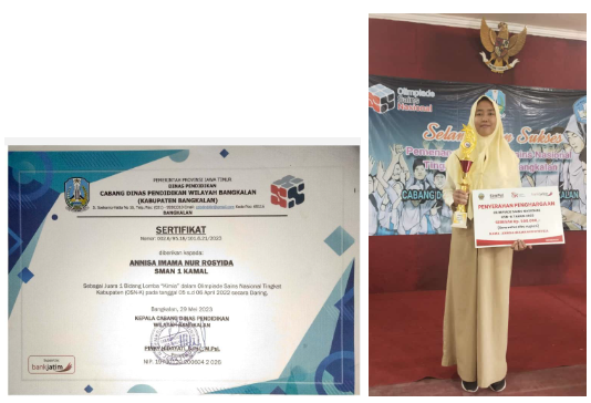 LOMBA KIMIA, Olimpiade Sains Nasional TK. Kabupaten