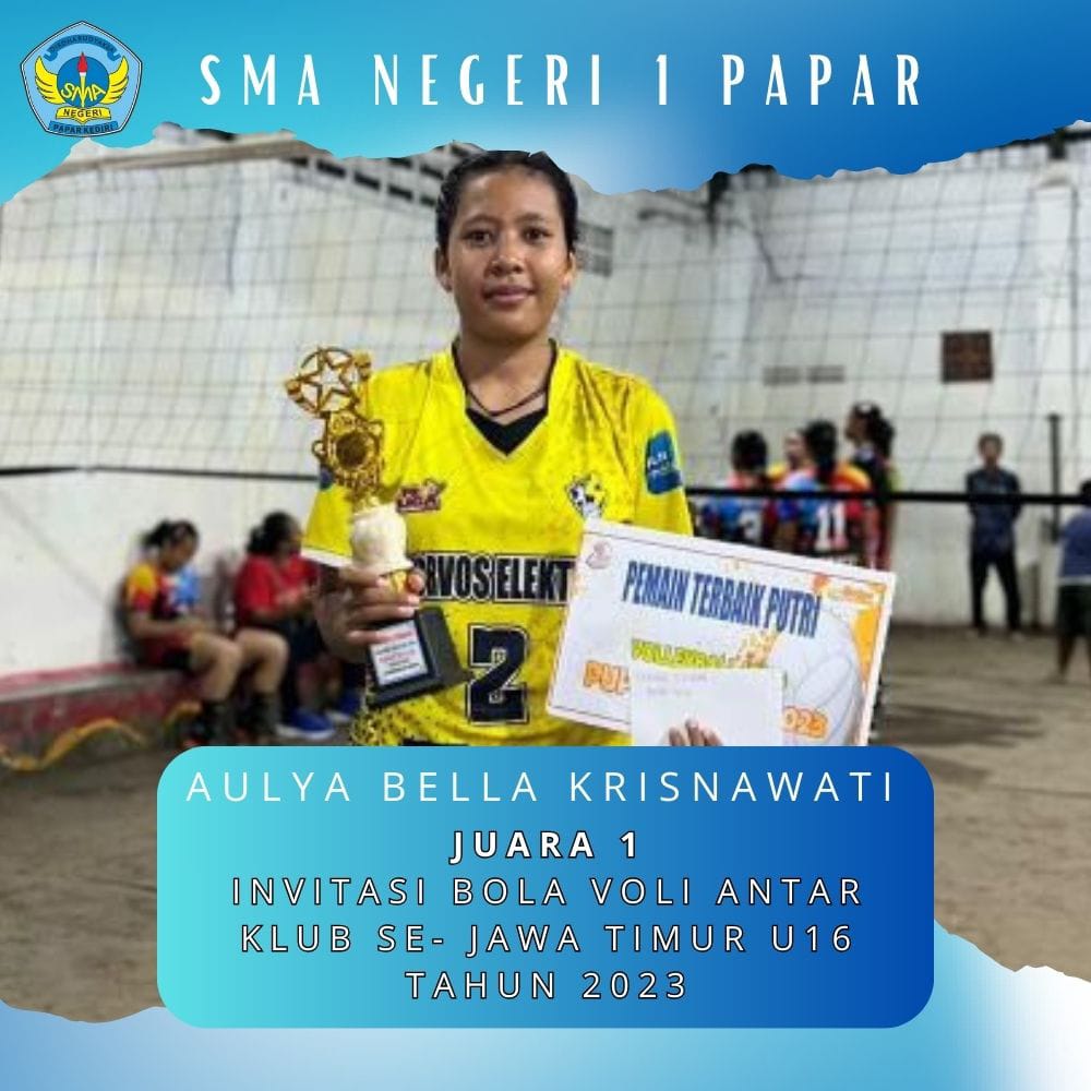 JUARA 1 PEMAIN TERBAIK PUTRI