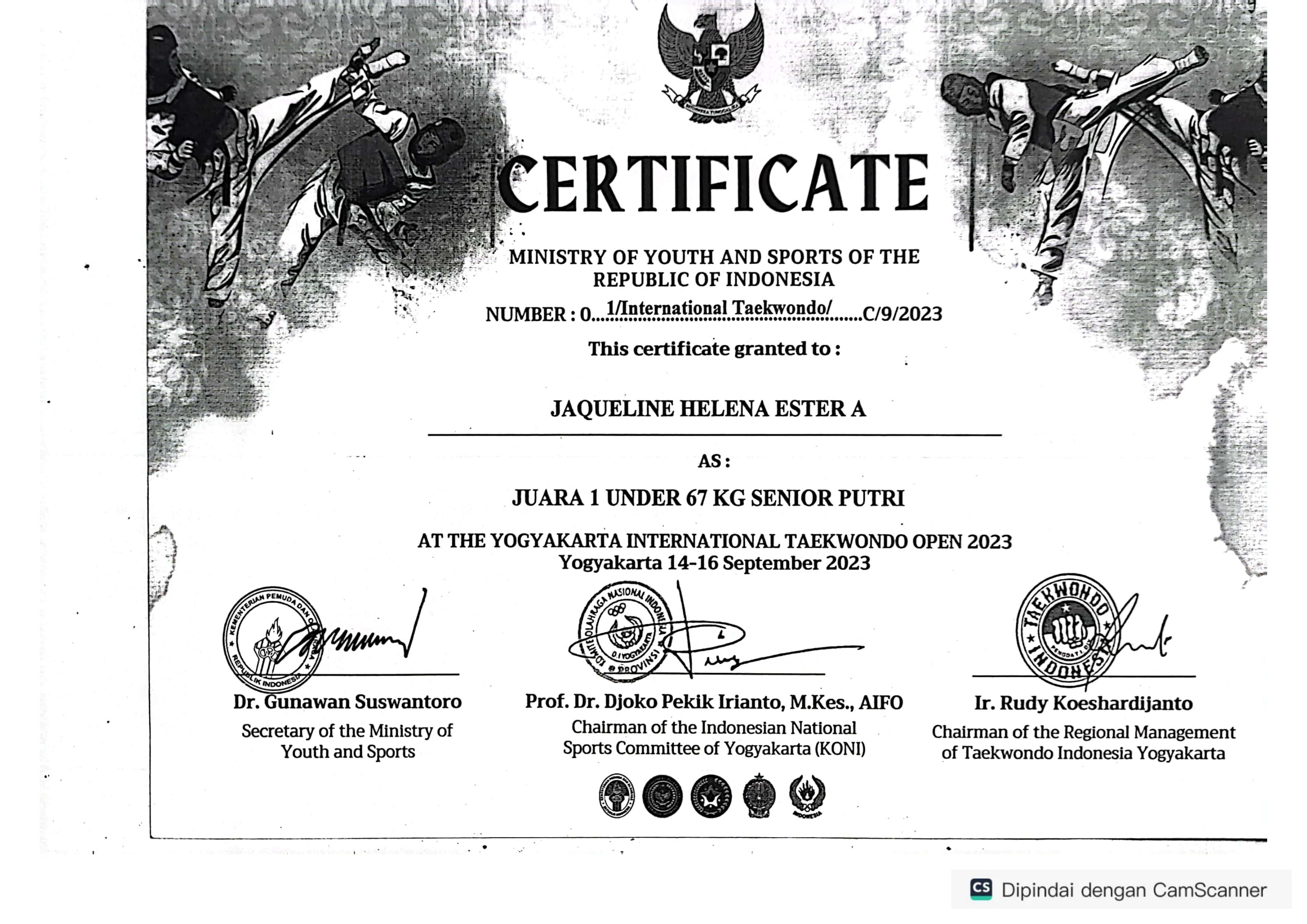 Yogyakarta International Taekwondo Open 2023