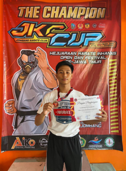 JUARA 2 KATA PERORANGAN PUTRA THE CHAMPION JKC CUP