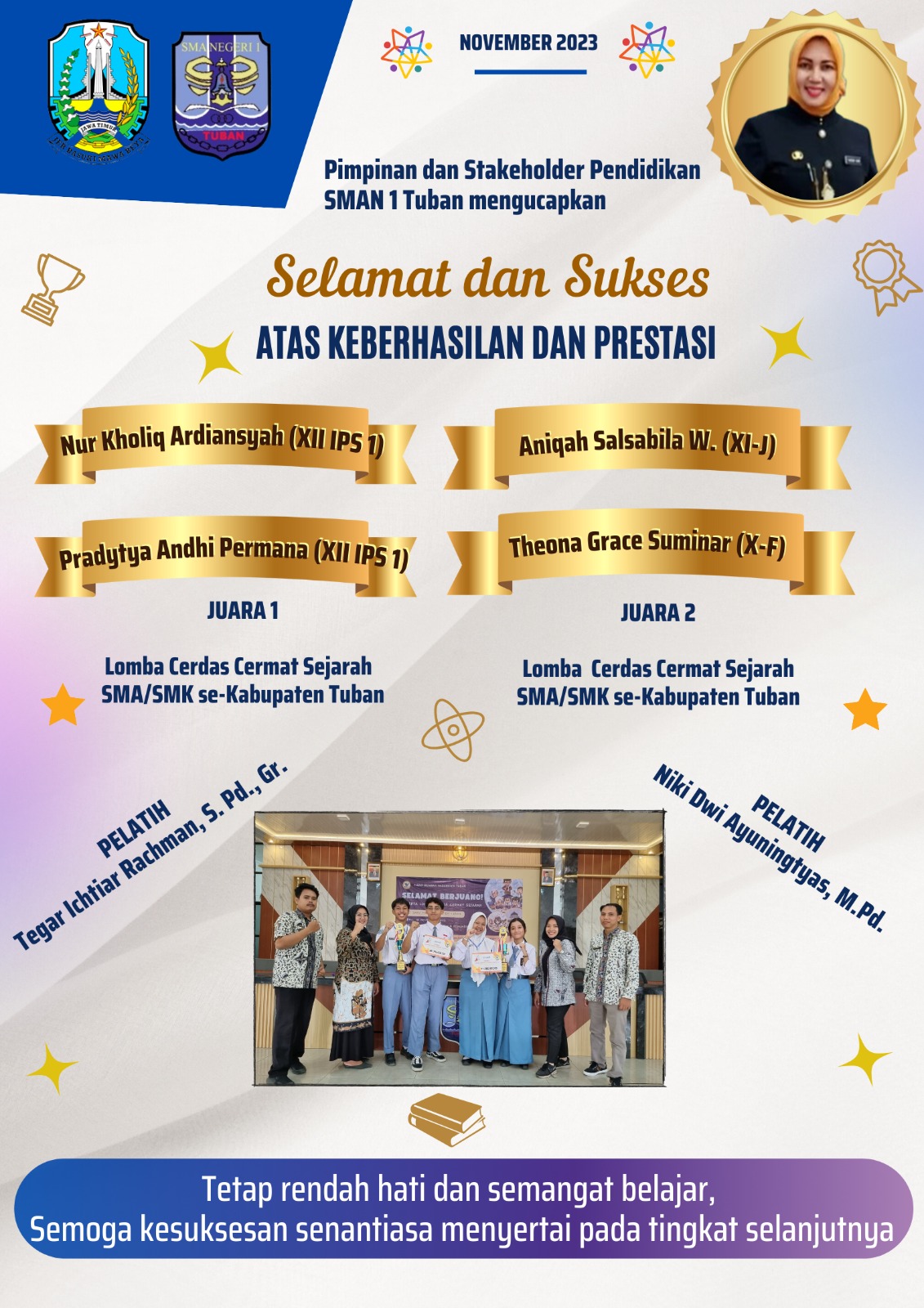 Lomba Cerdas Cermat Sejarah SMA/SMK se-Kabupaten Tuban