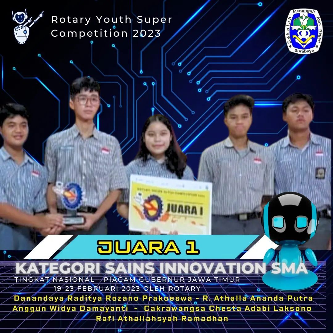 Lomba Robotika Tingkat Nasional Rotary Youth Super Competition 2023, kategori Sains Innovation SMA