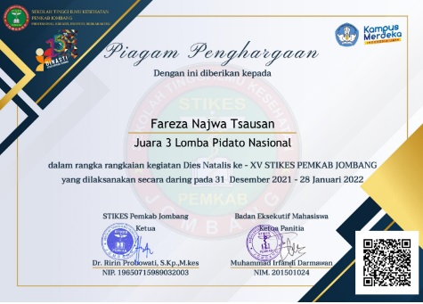 Lomba Pidato Diesnatalis Stiker Pemkab Jombang 2022 Tingkat SMA