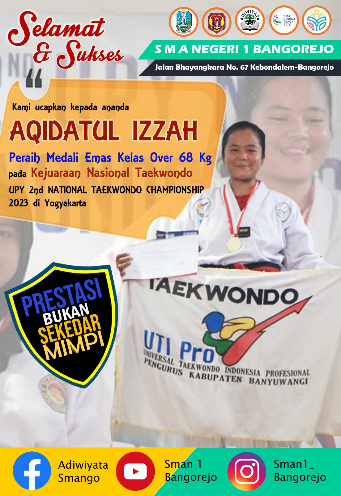 National Taekwondo Champion 2023 di Yogyakarta