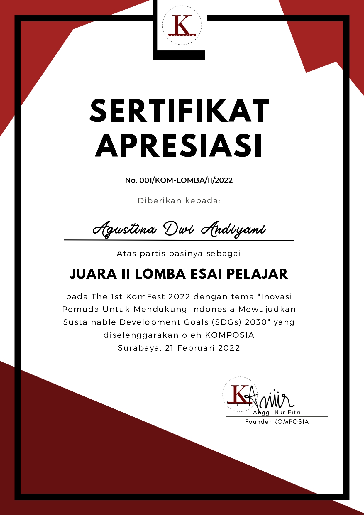 Lomba Menulis Essay