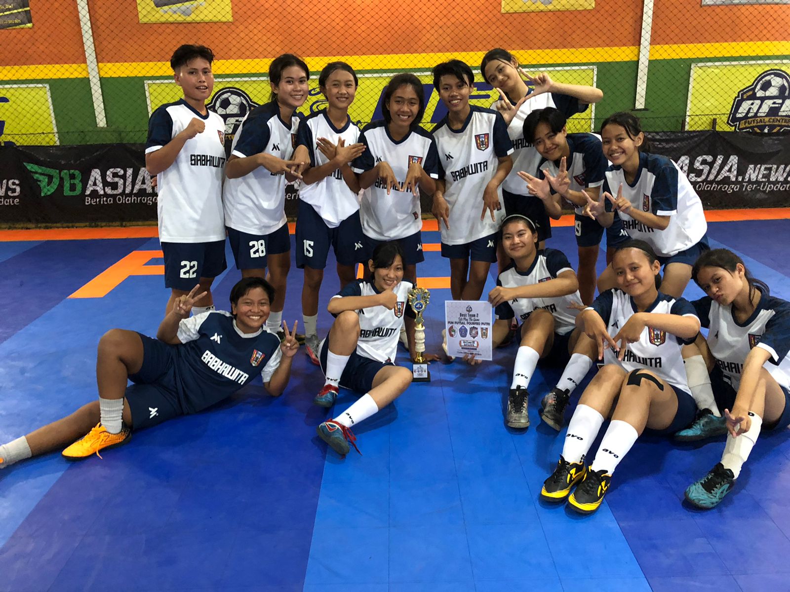 Juara II Futsal Putri Turnamen Fourveo Tingkat Kabupaten