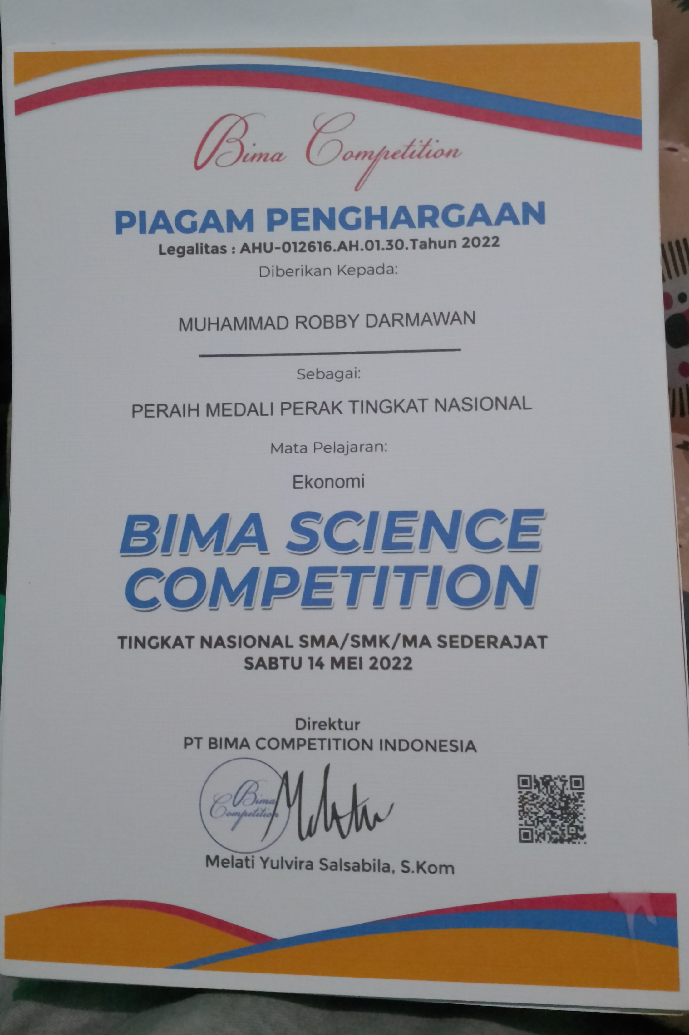 Bima Science Competition