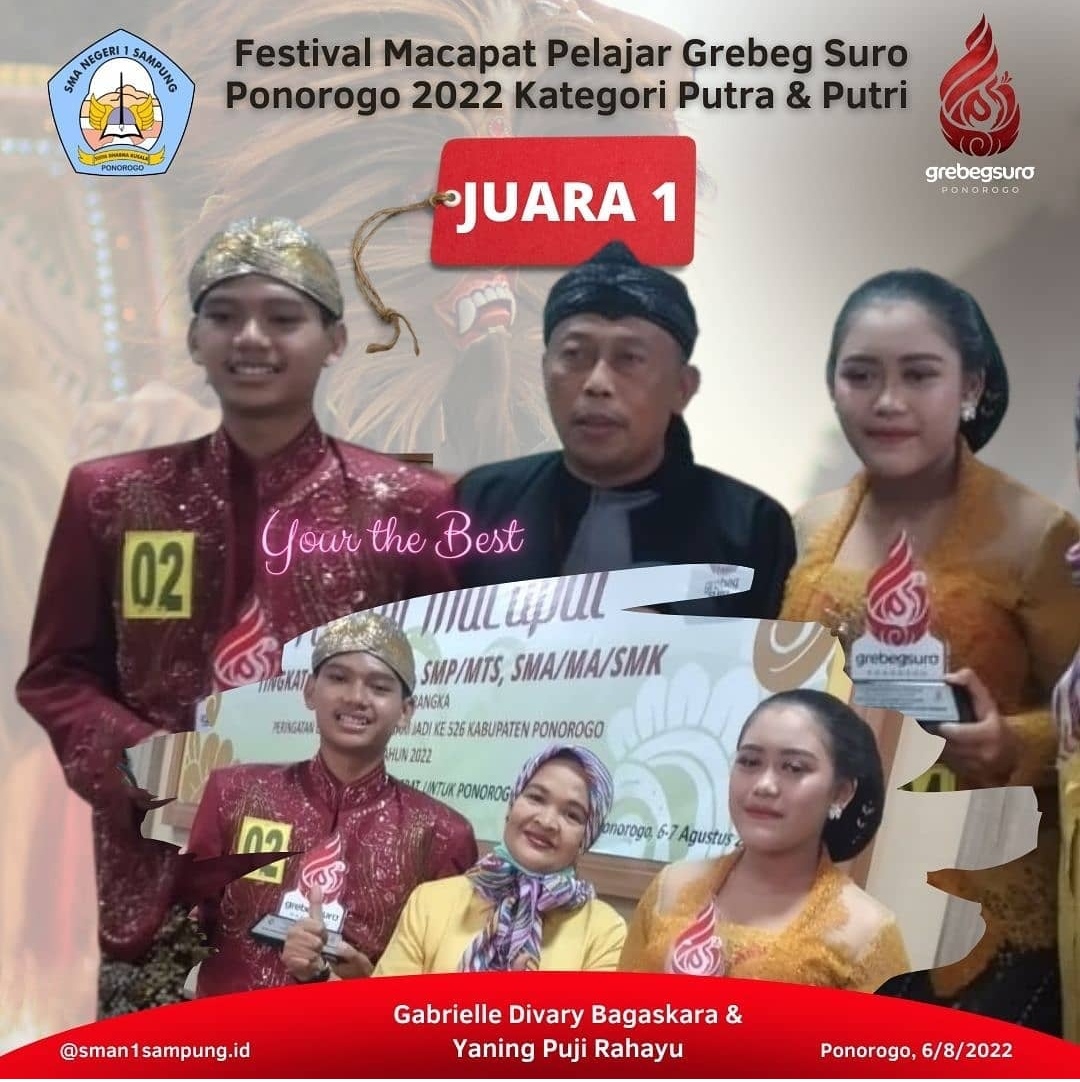 FESTIVAL MACAPAT PELAJAR GREBEG SURO PONOROGO 2022 KATEGORI PUTRI