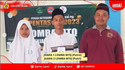 Pentas PAI 2023 Bidang Lomba MTQ Putra