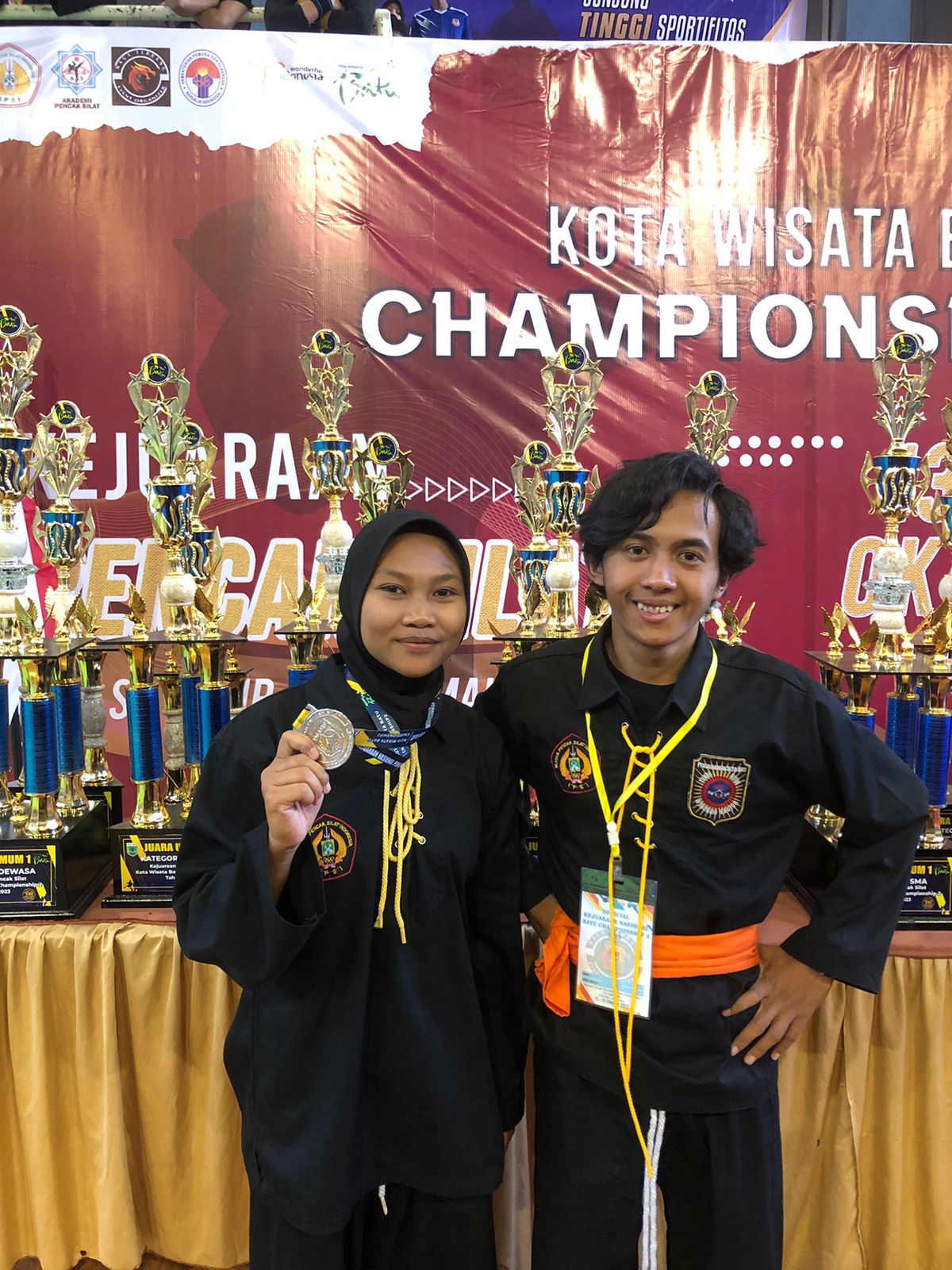 Juara 2 Turnamen Pencak Silat tingkat SLTA Se-Jawa Timur  Tahun 2023