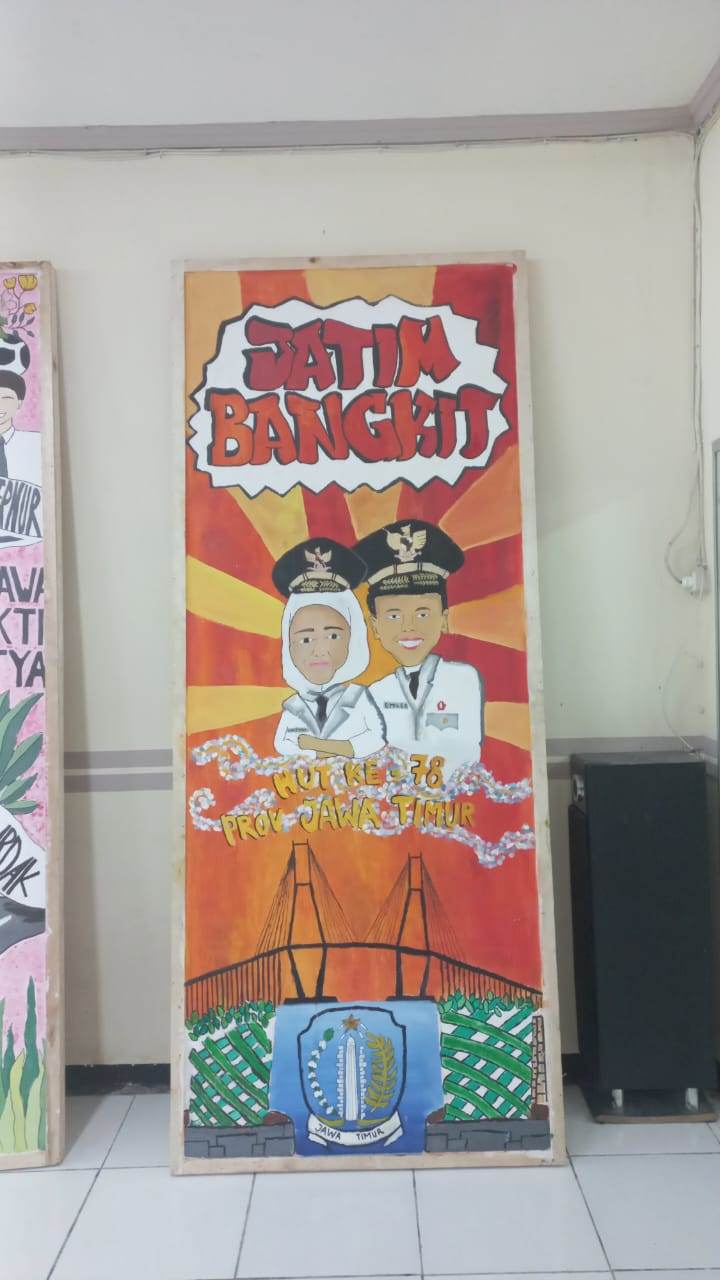 Lomba Mural Dalam Rangka HUT Provinsi Jawa Timur Tahun 2023