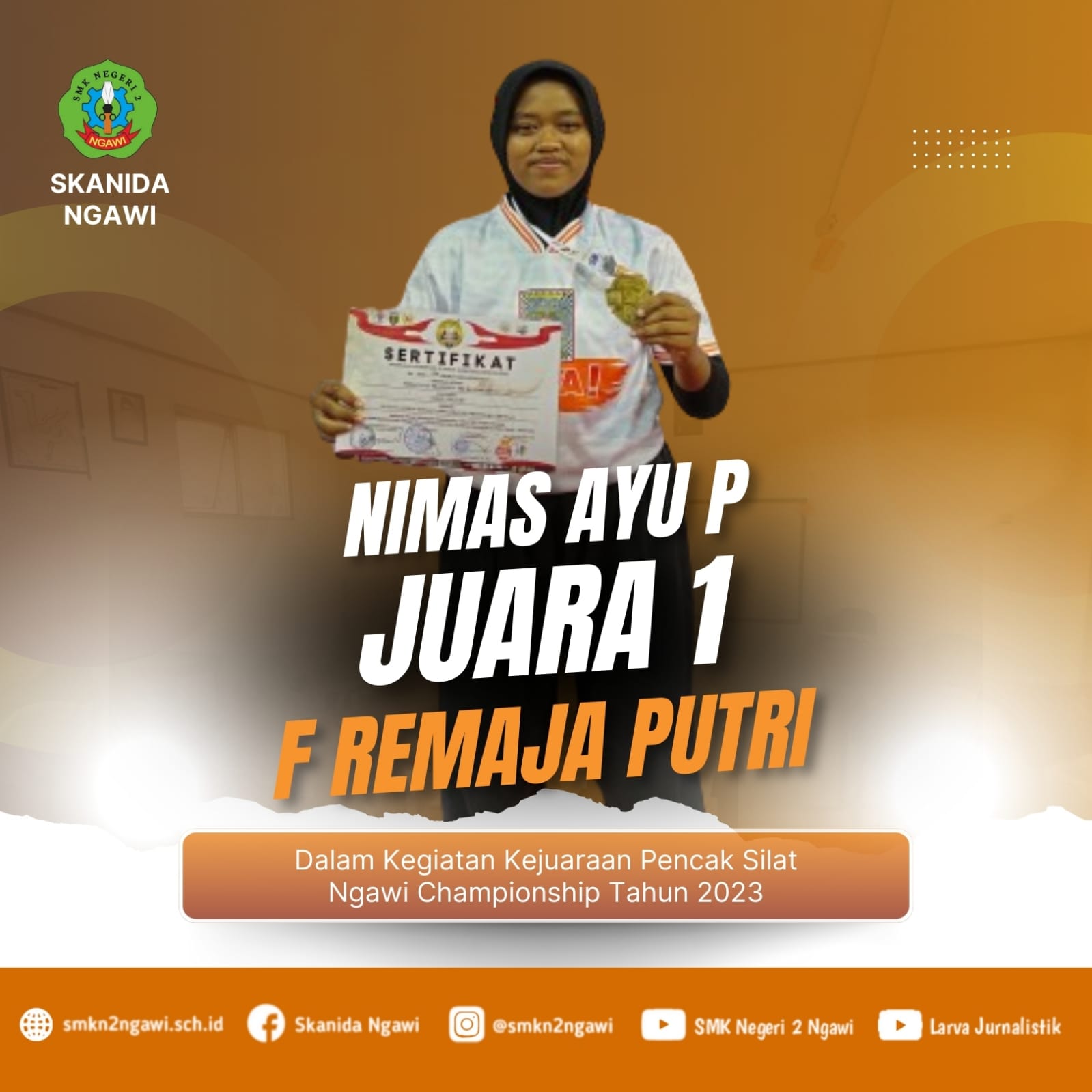 KEJUARAAN PENCAK SILAT NGAWI CHAMPIONSHIP 1 TINGKAT NASIONAL