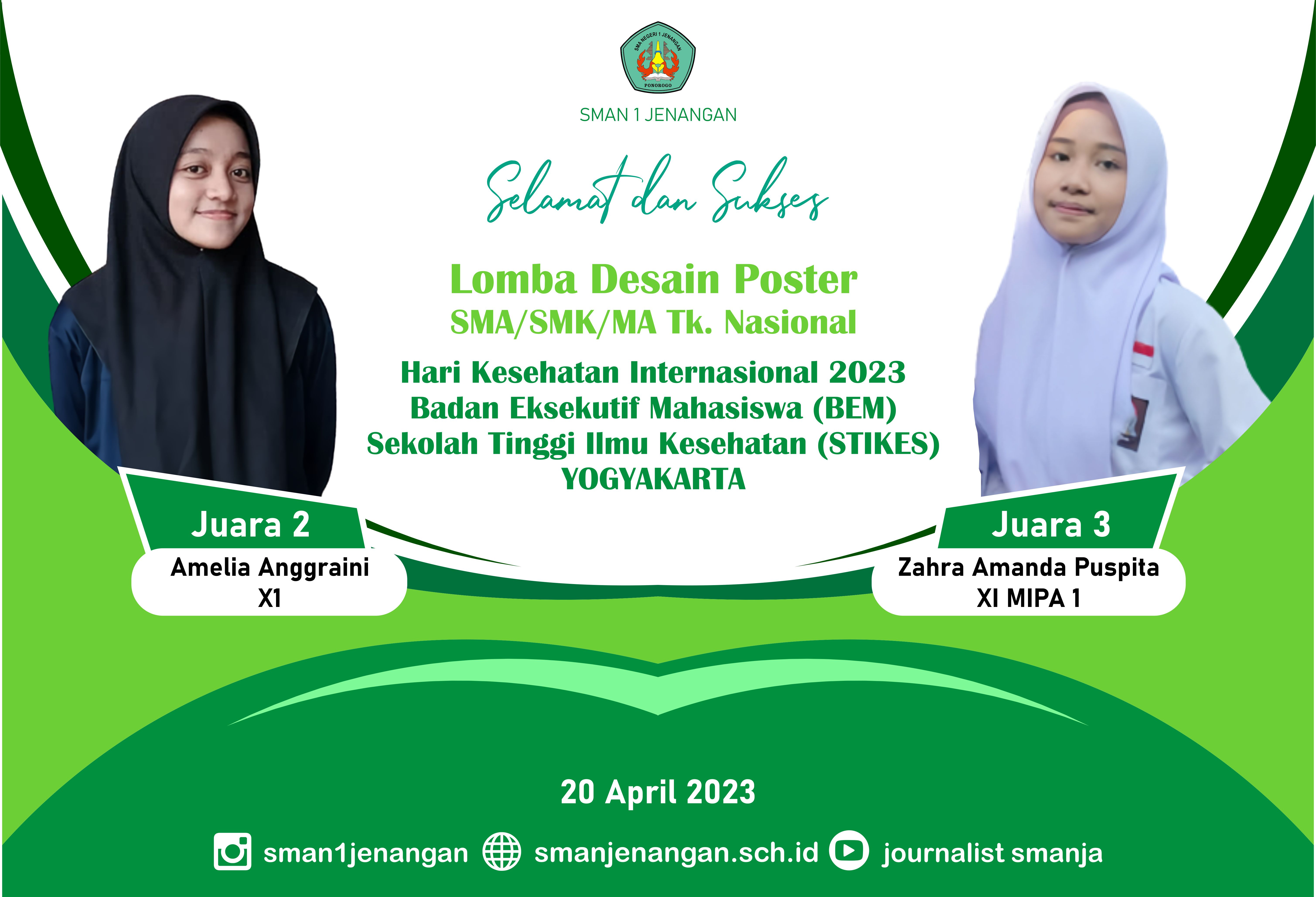 Lomba Desain Poster SMA/SMK/MA Tk. Nasional Hari Kesehatan Internasional 2023 Badan Eksekutif Mahasiswa (BEM) 